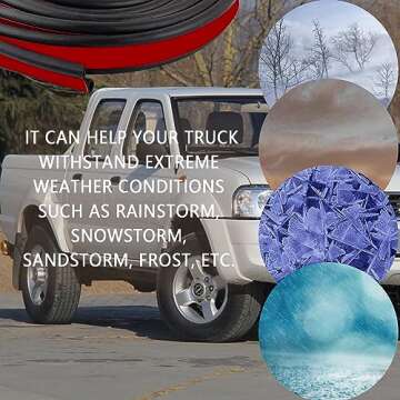 Truck Tonneau Cover Seal Weather Stripping 24.6Ft