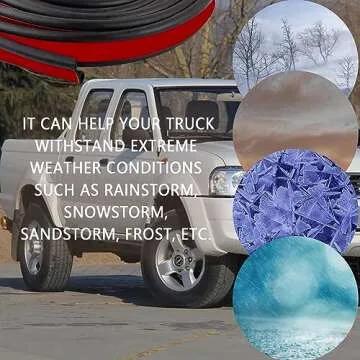 Truck Tonneau Cover Seal Weather Stripping 24.6Ft
