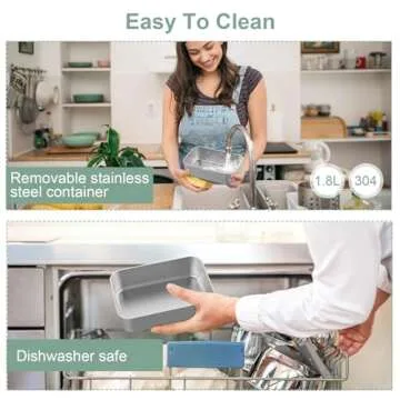 Vingud Electric Lunch Box 1.8L for Work and Travel