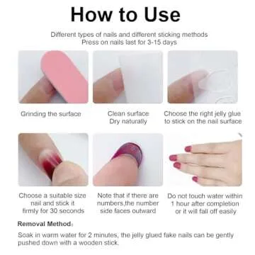 30 Pcs Extra Short Press on Nails Almond - BHLFRH Reddish Brown Fake Nails Press ons Nail Art French Tips Glue on Nails Full Cover Acrylic False Nails with Flower Design Stick on Nails for Women Girls