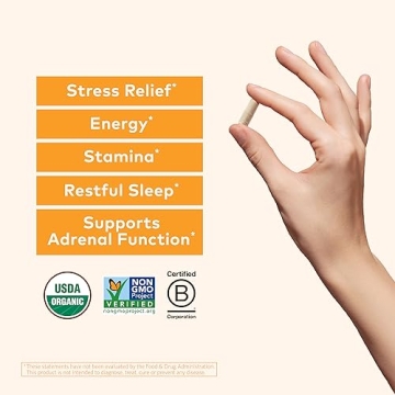 Organic India Ashwagandha Capsules for Stress and Sleep