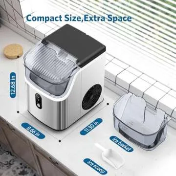 COWSAR Nugget Ice Maker for Chewable Ice on Demand