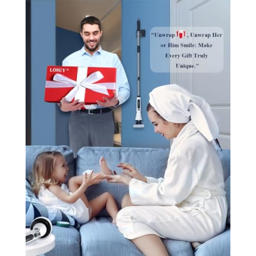 LOSUY Electric Spin Scrubber with 8 Brush Heads