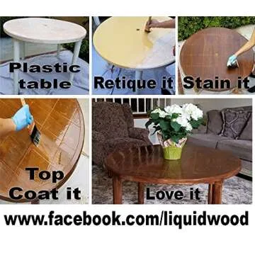Retique It Liquid Wood Quart - Stainable Wood Fiber Paint