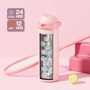 POWCAN 24 oz Insulated Water Bottle for Sports