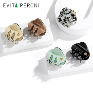 EVITA PERONI Mini Resin Hair Clips Colorful Durable Stylish
