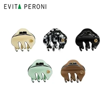 EVITA PERONI Mini Resin Hair Clips Colorful Durable Stylish
