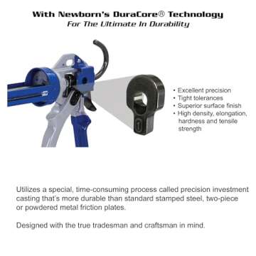 Newborn 250 Super Smooth Rod Caulking Gun - Precision Engineering for Professionals