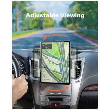Versatile APPS2Car CD Slot Tablet Car Mount for Road Trips