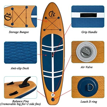 Inflatable Stand Up Paddle Board with Complete Accessories Package