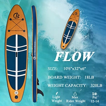 Inflatable Stand Up Paddle Board with Complete Accessories Package