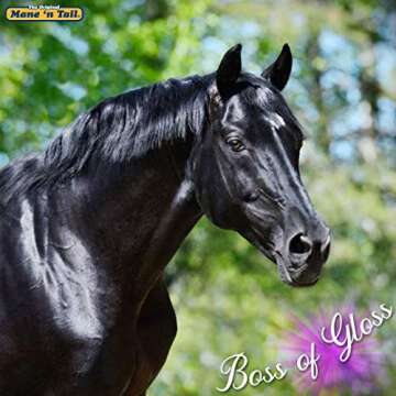 Mane 'n Tail Ultimate Gloss Combo Set (16 Oz) – Shampoo & Conditioner for Long-Lasting Shine, Softness, and Volume for Horses' Coat, Mane & Tail