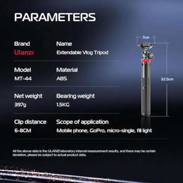 ULANZI MT-44 Extendable Phone Tripod