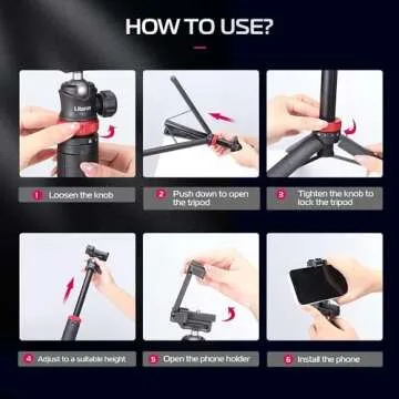 ULANZI MT-44 Extendable Phone Tripod
