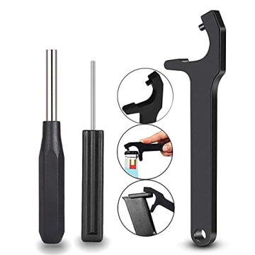 Glock Front Sight Tool Kit - Pin Punch & Magazine Disassembly Tools for Glock 19, 17, 25, 26, 27, 43