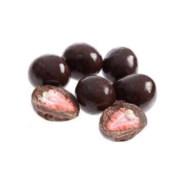 Indulge in Vegan Freeze Dried Strawberry Chocolates - Allergy Friendly Treats
