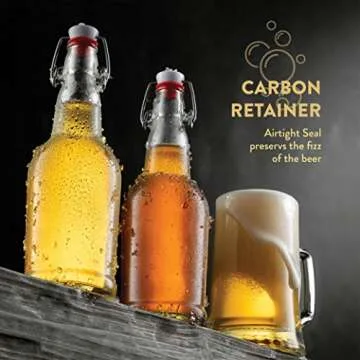 Swing Top Glass Bottles for Homemade Drinks - 16 Oz Pack