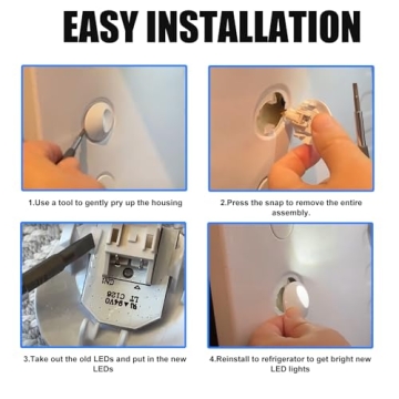 Upgrade Your GE Refrigerator with 7 LED Bulbs