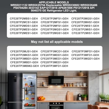 Upgrade Your GE Refrigerator with 7 LED Bulbs