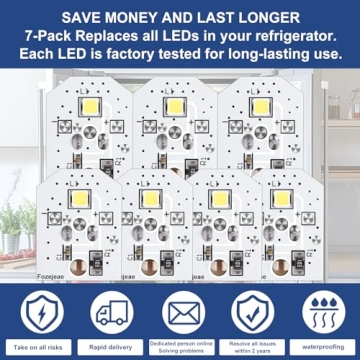 Upgrade Your GE Refrigerator with 7 LED Bulbs