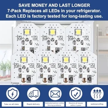 Upgrade Your GE Refrigerator with 7 LED Bulbs