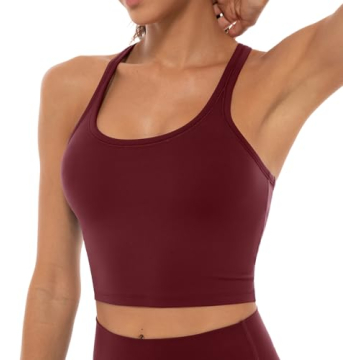 Lavento Women's Racerback Sports Bra for Yoga & Workouts