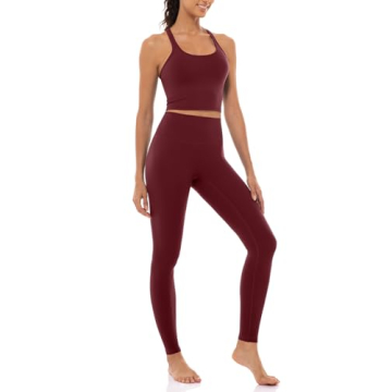 Lavento Women's Racerback Sports Bra for Yoga & Workouts