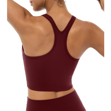 Lavento Women's Racerback Sports Bra for Yoga & Workouts