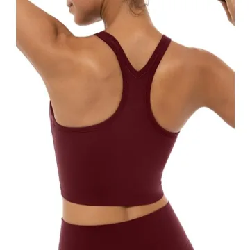 Lavento Women's Racerback Sports Bra for Yoga & Workouts