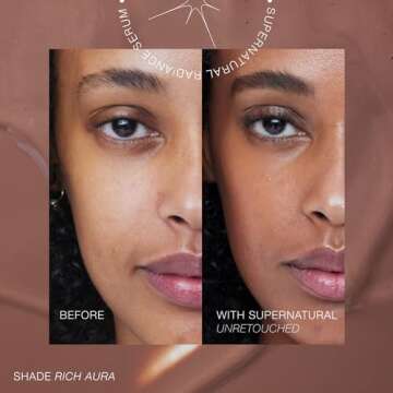 SuperNatural Radiance Serum Broad Spectrum SPF 30 Sunscreen - Tinted Sunscreen for Face, Tinted Mineral Sunscreen for Face, Tinted SPF Skin Tint