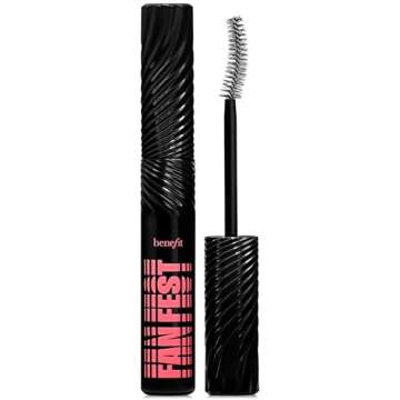 Benefit Cosmetics Mini Fan Fest Fanning & Volumizing Mascara Hyper Black - Bold Lashes in Full Flex