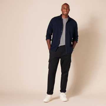 Amazon Essentials Men's Flannel Shirt Slim-Fit Style