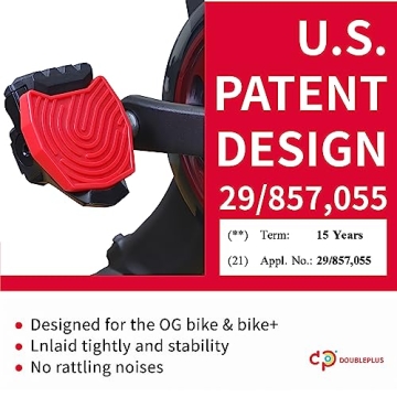 DoublePlus Pedal Converter for Peloton Bikes, Use Regular Shoes!