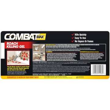 Combat Max Roach Killing Gel for Indoor and Outdoor Use