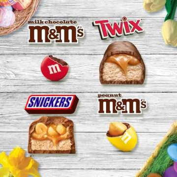 Mars M&M'S, SNICKERS & TWIX Easter Candy Assortment