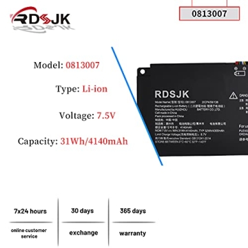 RDSJ 0813007 Laptop Battery for Lenovo IdeaPad Models