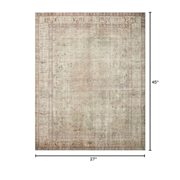 Loloi Margot Collection 2'-3" x 3'-9" Antique/Sage Accent Rug