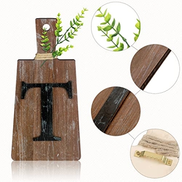 Jetec Rustic Kitchen Eat Sign with Fork and Spoon Decor