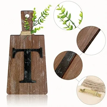 Jetec Rustic Kitchen Eat Sign with Fork and Spoon Decor