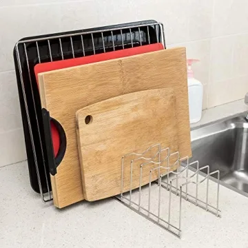 Slideep Pot Pan Lid Organizer for Kitchen Efficiency