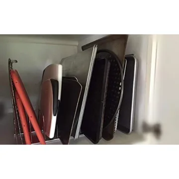 Slideep Pot Pan Lid Organizer for Kitchen Efficiency