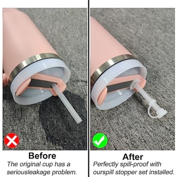 Spill-Proof Silicone Accessory Set for Stanley Cups