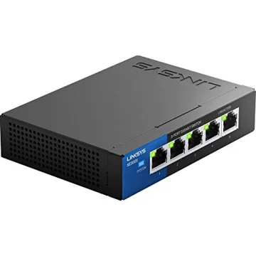 Linksys SE3005 5-Port Gigabit Ethernet Unmanaged Switch for Home Office