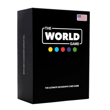 The World Game - Geography Card Game - Educational Games for Kids, Family and Adults - Cool Learning...