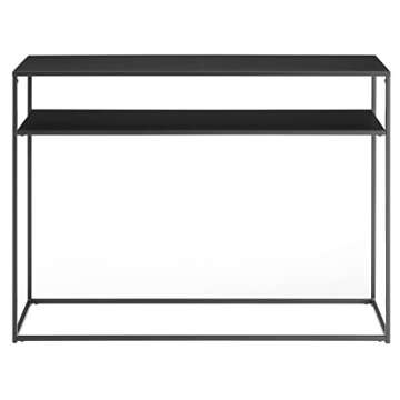 Crosley Braxton Sofa Console Table with Storage Shelf