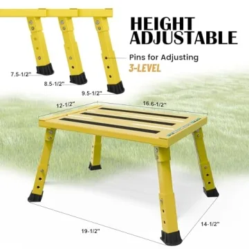 Marudina Adjustable RV Steps for Safe Access and Portability