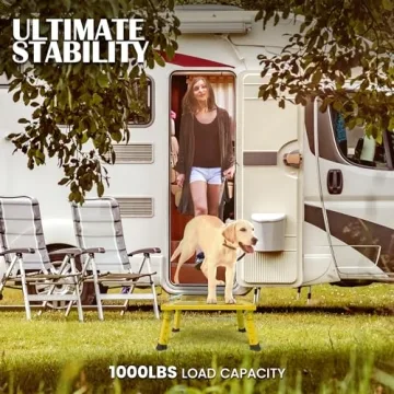 Marudina Adjustable RV Steps for Safe Access and Portability