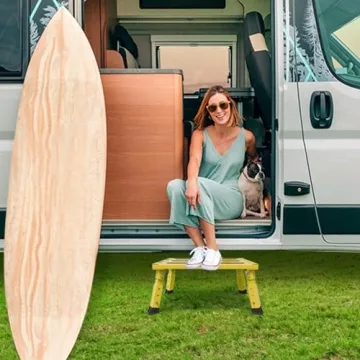 Marudina Adjustable RV Steps for Safe Access and Portability