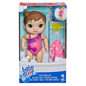 Baby Alive Splash'n Snuggle Baby Doll for Water Play Fun
