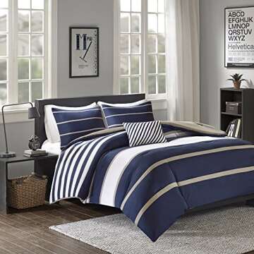 Comfort Spaces Casual Comforter Set Sporty Design, Vibrant Color, Active Lifestyle Boys Bedroom Déc...